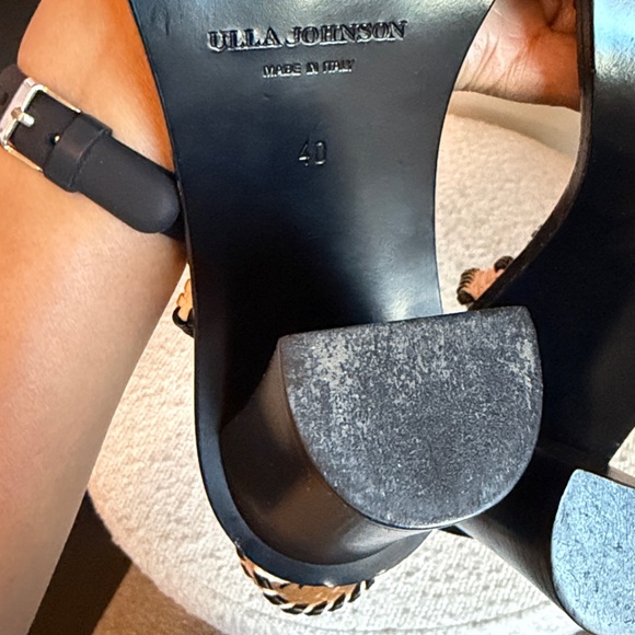 Ulla Johnson Deia High Heel Strappy Sandals in Cameo Size 40 - Picture 5 of 7